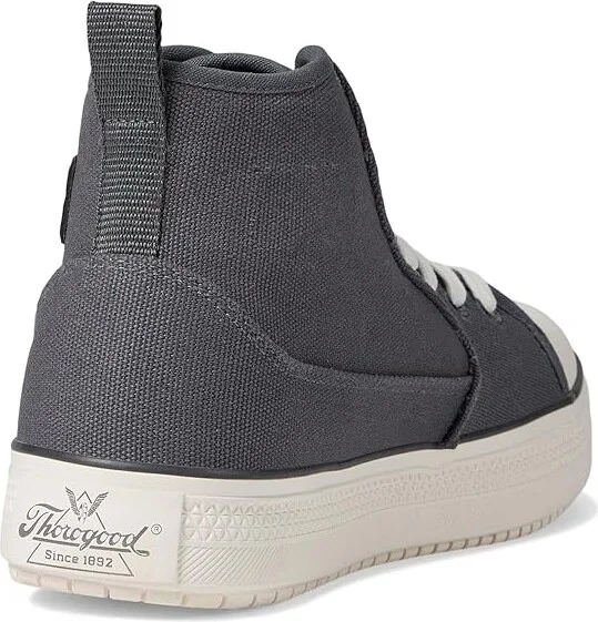 Thorogood Warehouse Won Safety Mid Shoes Grey : Men's 15 - Women's 16.5 D - Medium, Canvas - Image 4