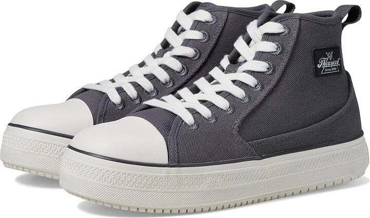 Thorogood Warehouse Won Safety Mid Shoes Grey : Men's 15 - Women's 16.5 D - Medium, Canvas