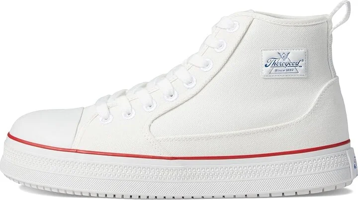 Thorogood Warehouse Won Safety Mid Shoes White : Men's 11.5 - Women's 13.5 Medium, Canvas - Image 6