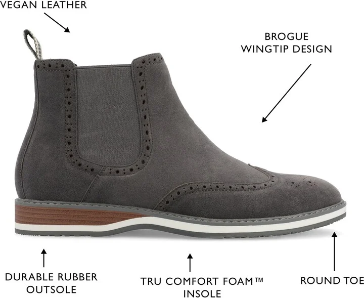 Thorpe Wingtip Chelsea Boot - Image 9