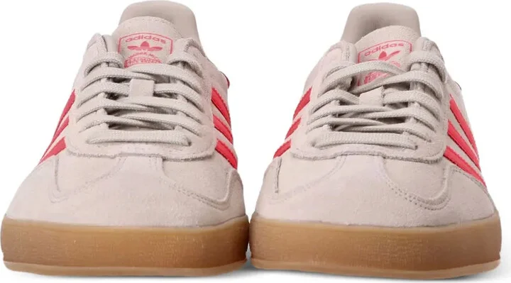Three-Stripe Leather Low-Top Sneakers - Image 3