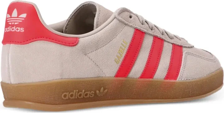 Three-Stripe Leather Low-Top Sneakers - Image 4