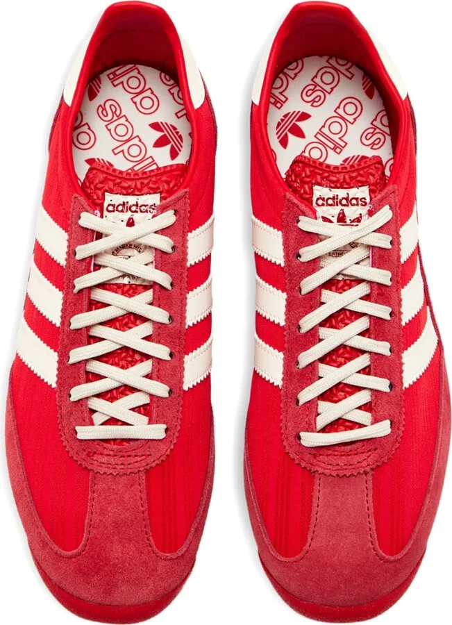 Three-Stripes Leather Low-Top Sneakers - Image 2