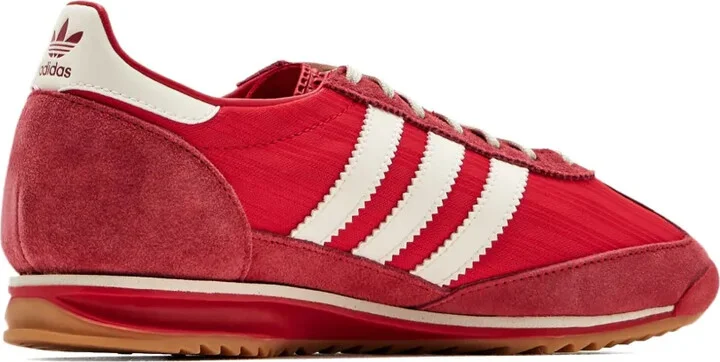 Three-Stripes Leather Low-Top Sneakers - Image 4