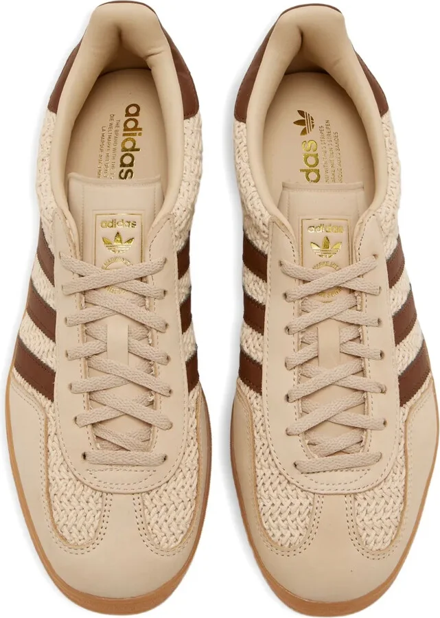 Three-Stripes Woven Low-Top Sneakers - Image 3