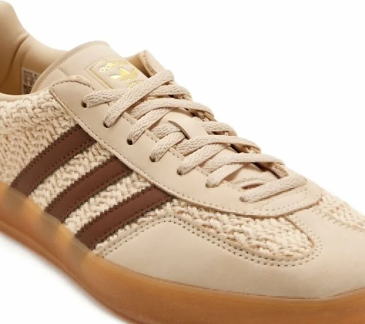 Three-Stripes Woven Low-Top Sneakers - Image 4