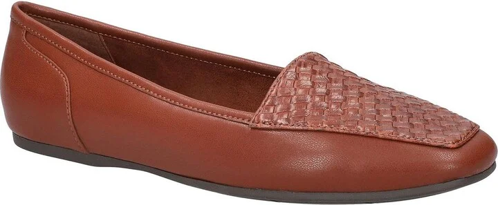 THRILL Womens Woven Manmade Flat Shoes