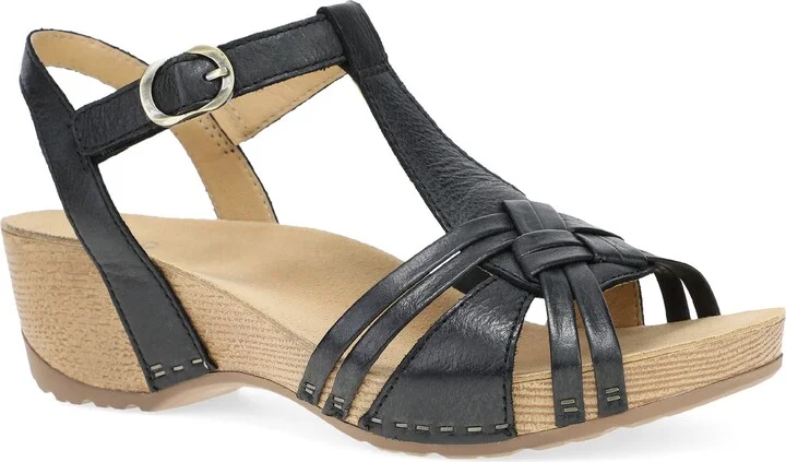 Tia Ankle Strap Platform Wedge Sandal
