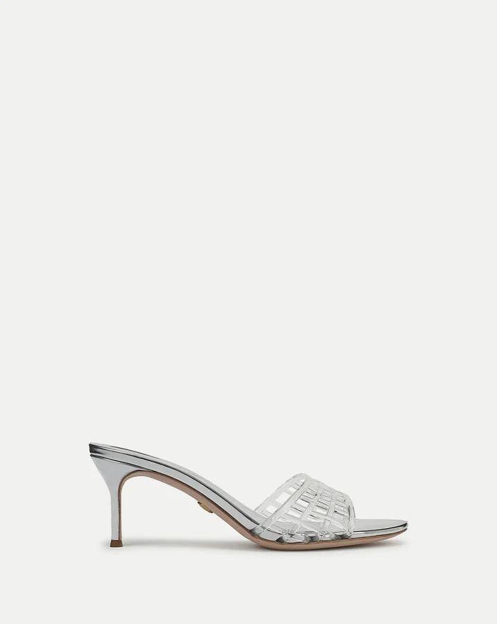 Tia Jelly Sandal Clear Silver