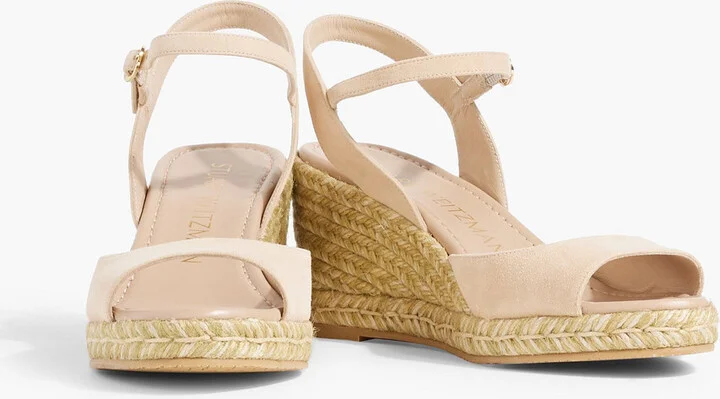 Tia suede espadrille wedge sandals - Image 2