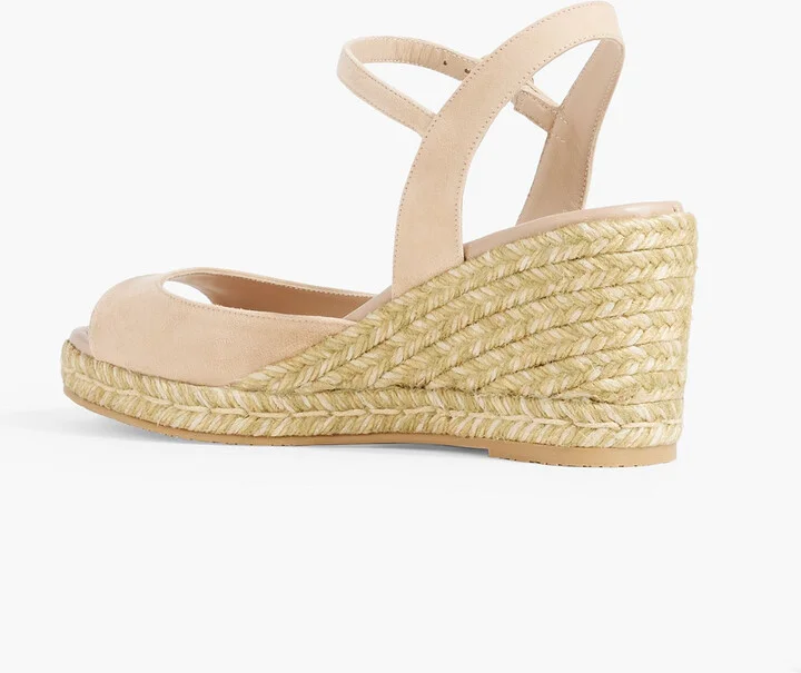 Tia suede espadrille wedge sandals - Image 3