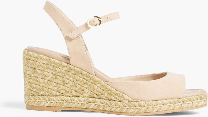 Tia suede espadrille wedge sandals