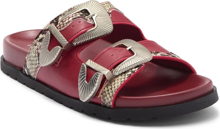 RED/ BEIGE MULTI SNAKE