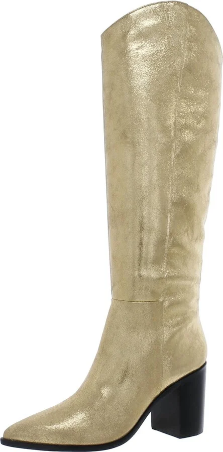 Ticada Womens Pointed Toe Knee-High Boots