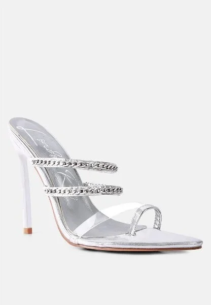 Tickle Me Toe Ring Stiletto Sandals Women - Image 3