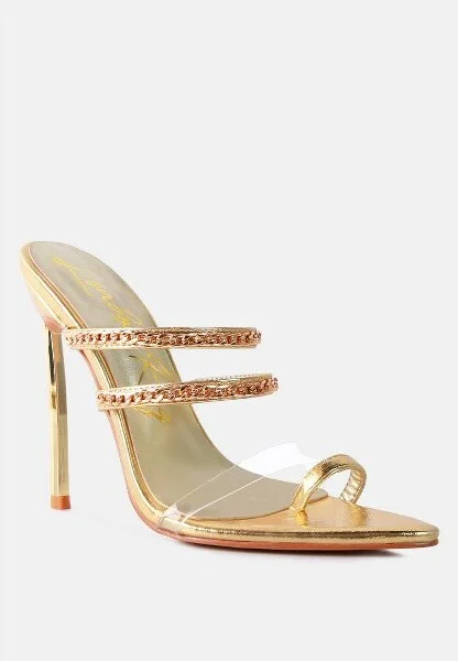 Tickle Me Toe Ring Stiletto Sandals Women - Image 4
