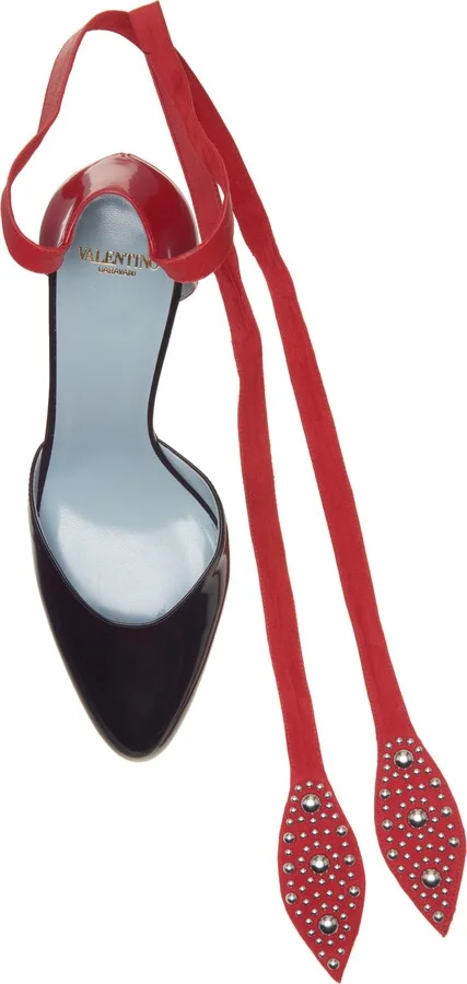 Tie Ankle Strap d'Orsay Pump - Image 5