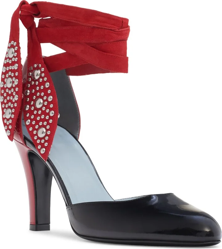 Tie Ankle Strap d'Orsay Pump