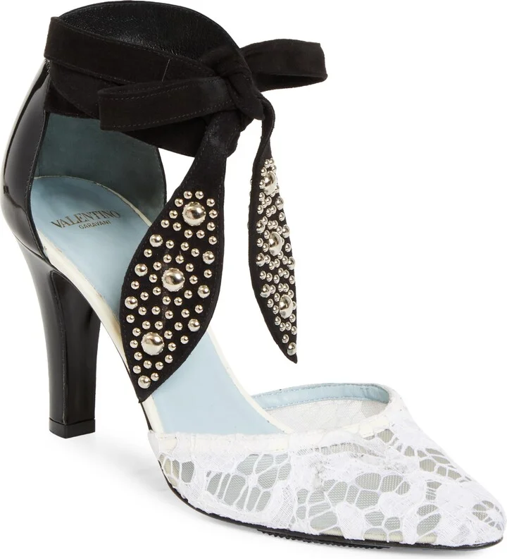 Tie Ankle Strap d'Orsay Pump