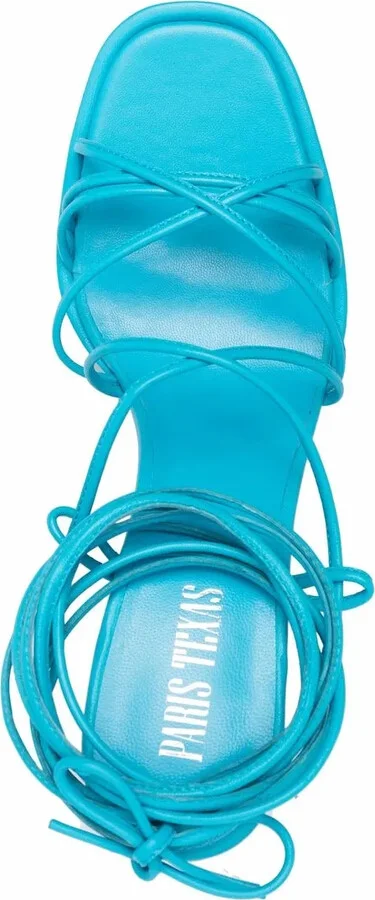 Tie-Detail Open-Toe Platform Sandals - Image 4