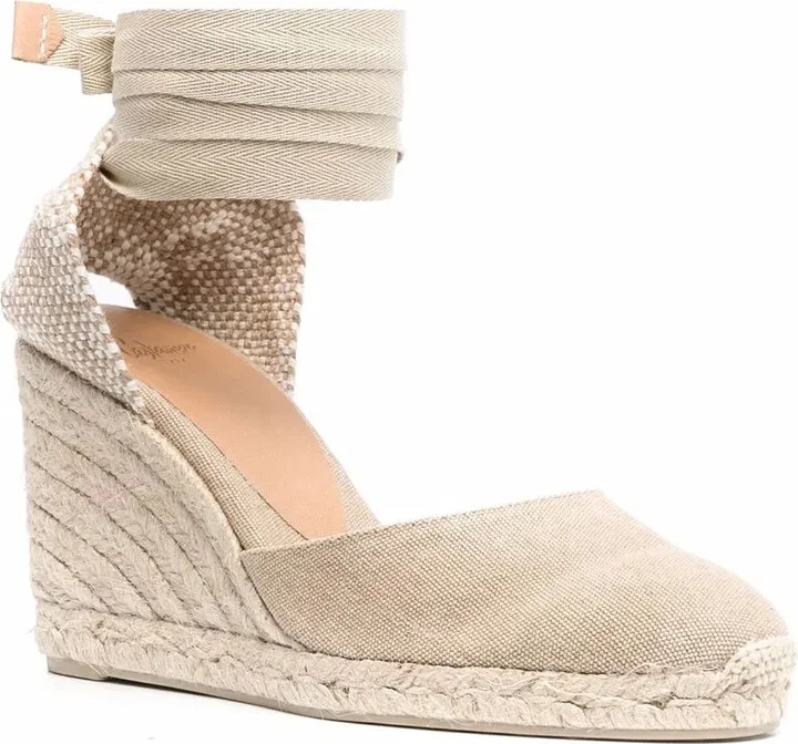 Tie-Detail Suede Espadrilles - Image 2