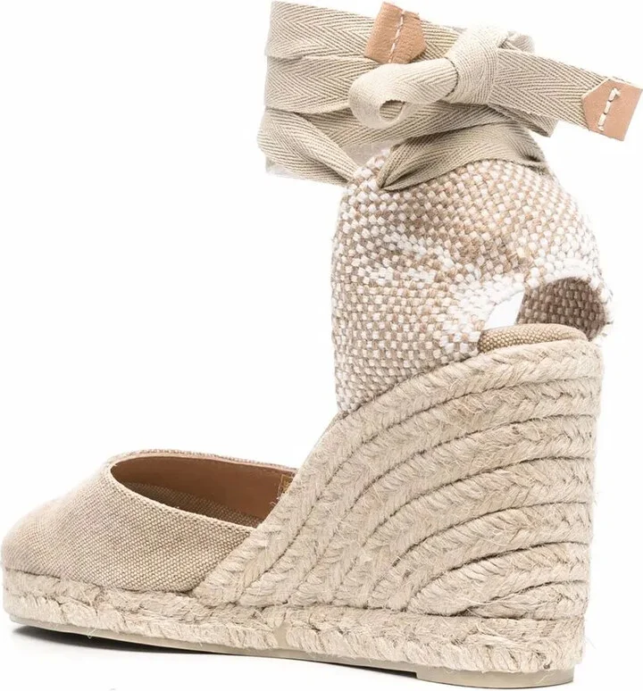 Tie-Detail Suede Espadrilles - Image 3