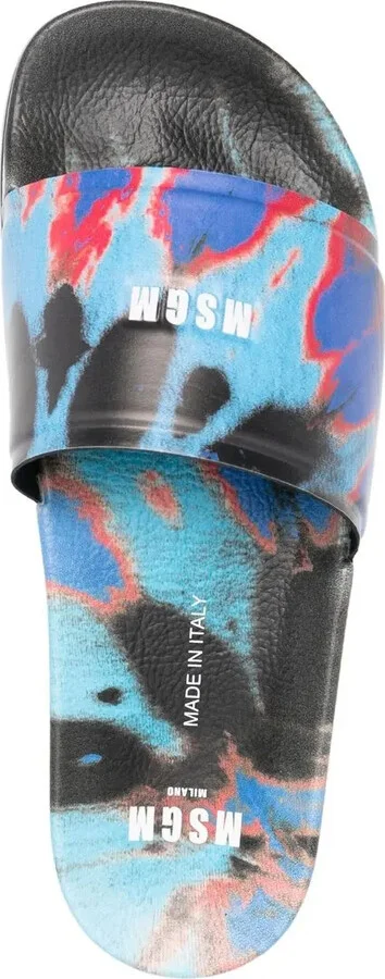 Tie-Dye Logo-Print Sliders - Image 4