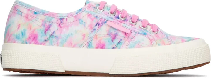 Tie-Dye Logo-Tag Sneakers
