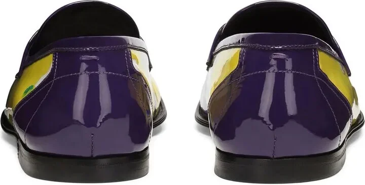 Tie-Dye Paint-Print Loafers - Image 3