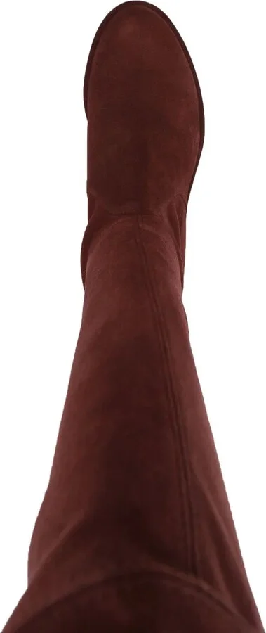 Tie-Fastened Knee-Length Boots - Image 4