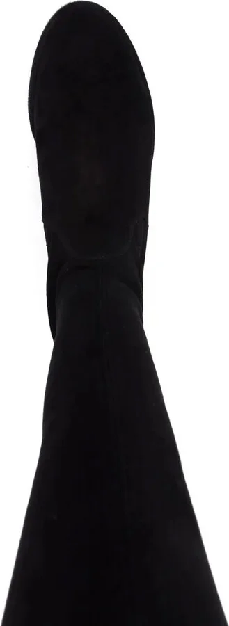 Tie-Fastened Thigh High Boots - Image 4