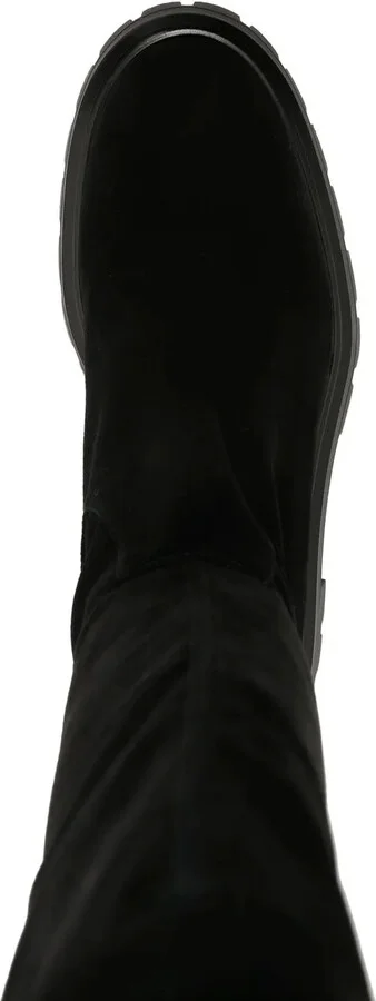 Tie-Fastened Thigh High Boots - Image 4