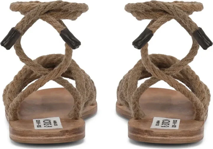 Tie-Fastening Rope Sandals - Image 3
