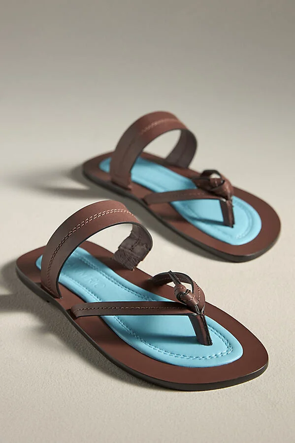 Tie Flat Thong Sandals - Image 2