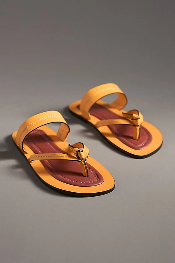 Tie Flat Thong Sandals - Image 2