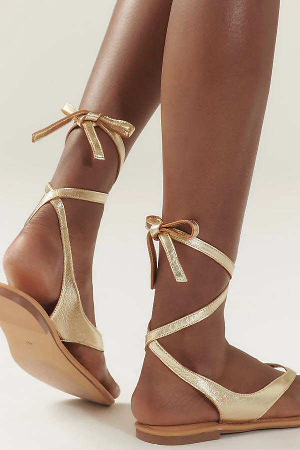 Tie-Up Thong Sandals - Image 3