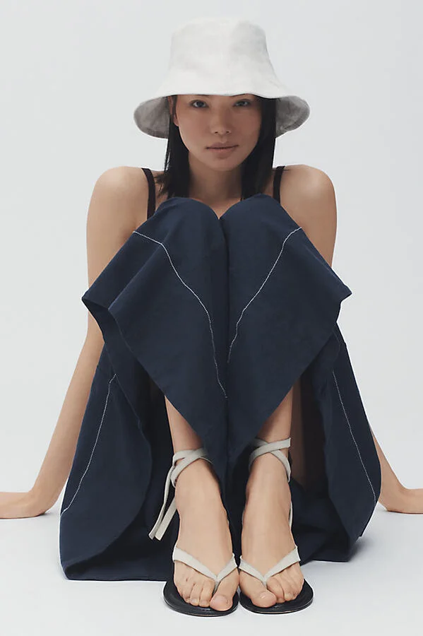 Tie-Up Thong Sandals