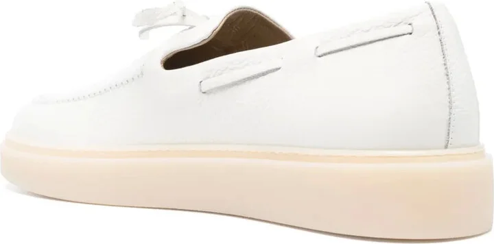 Tied Leather Loafers - Image 3