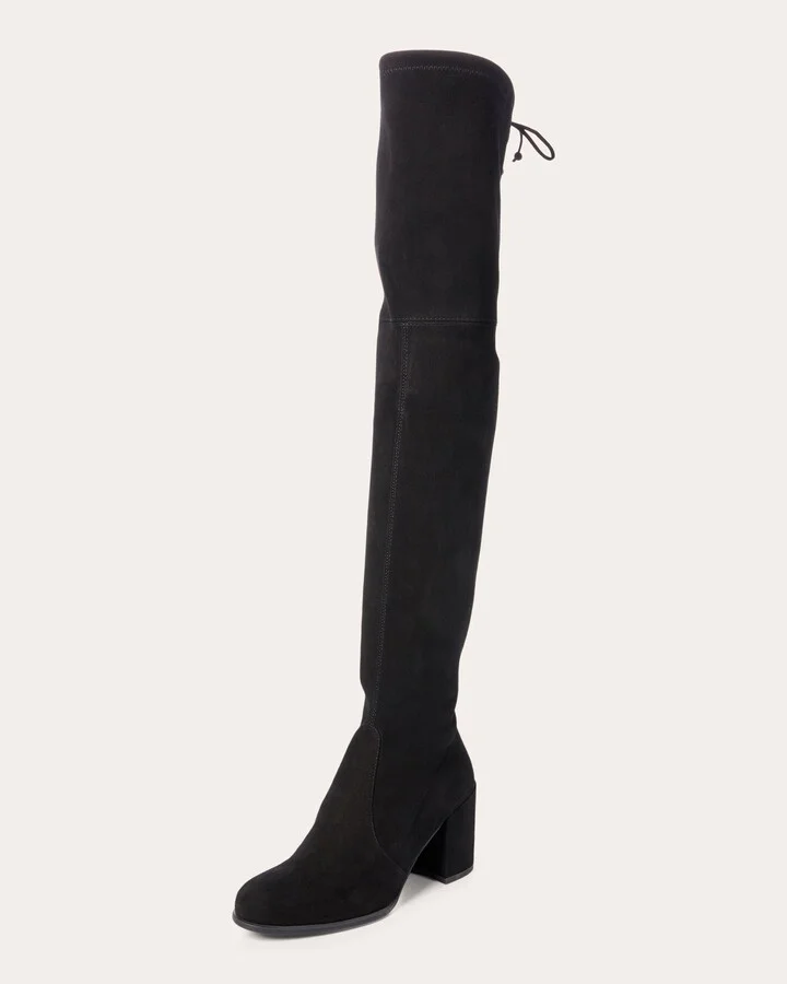 Tieland Stretch-Suede Over-the-Knee Boot - Image 2