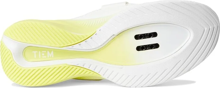 TIEM Lynx Cycling Shoes Women's Shoes White/Bold Citron : 10.5 M, Synthetic/Textile - Image 3