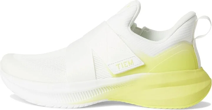 TIEM Lynx Cycling Shoes Women's Shoes White/Bold Citron : 10.5 M, Synthetic/Textile - Image 6