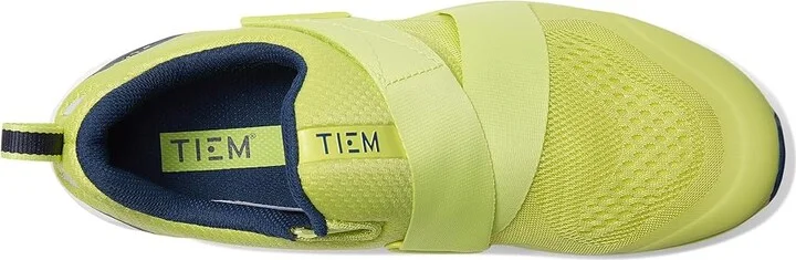 TIEM Slipstream Cycling Shoe Men's Cycling Shoes Citron/Navy : 11.5 M, Synthetic/Textile - Image 2