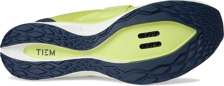 TIEM Slipstream Cycling Shoe Men's Cycling Shoes Citron/Navy : 11.5 M, Synthetic/Textile - Image 3