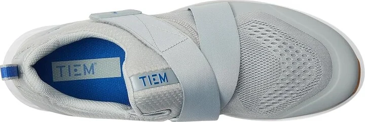 TIEM Slipstream Cycling Shoe Men's Cycling Shoes Light Gray/Royal : 9.5 M, Synthetic/Textile - Image 2