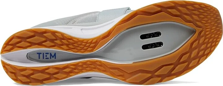 TIEM Slipstream Cycling Shoe Men's Cycling Shoes Light Gray/Royal : 9.5 M, Synthetic/Textile - Image 3