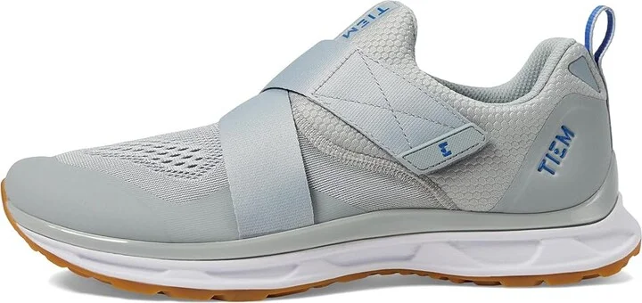 TIEM Slipstream Cycling Shoe Men's Cycling Shoes Light Gray/Royal : 9.5 M, Synthetic/Textile - Image 6