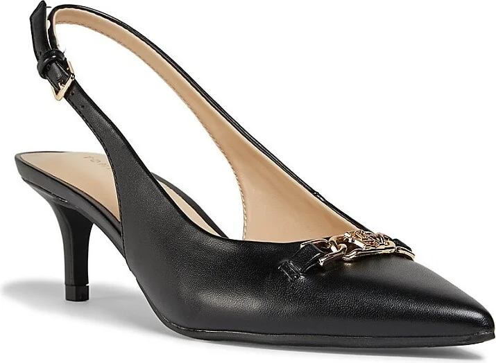 Tienna 50MM Buckle-Detail Slingback Pumps - Image 2