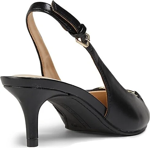 Tienna 50MM Buckle-Detail Slingback Pumps - Image 3