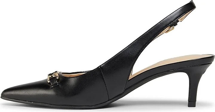 Tienna 50MM Buckle-Detail Slingback Pumps - Image 4