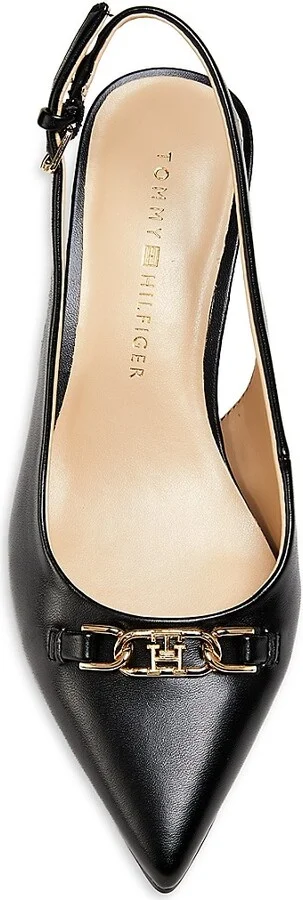 Tienna 50MM Buckle-Detail Slingback Pumps - Image 5